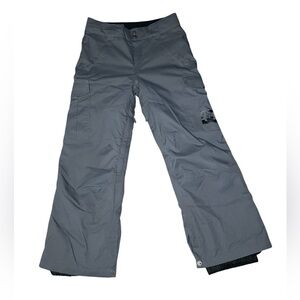 DC SHOE CO 10K Waterproof Gray Snowboard Pants-Boys Medium (12)